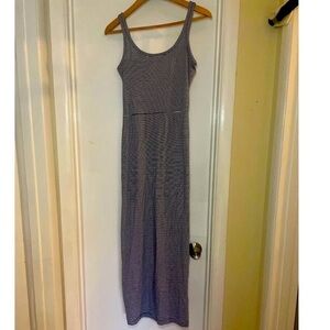 GAP Striped Maxi Dress‎ Sleeveless Casual Long Tank Dress